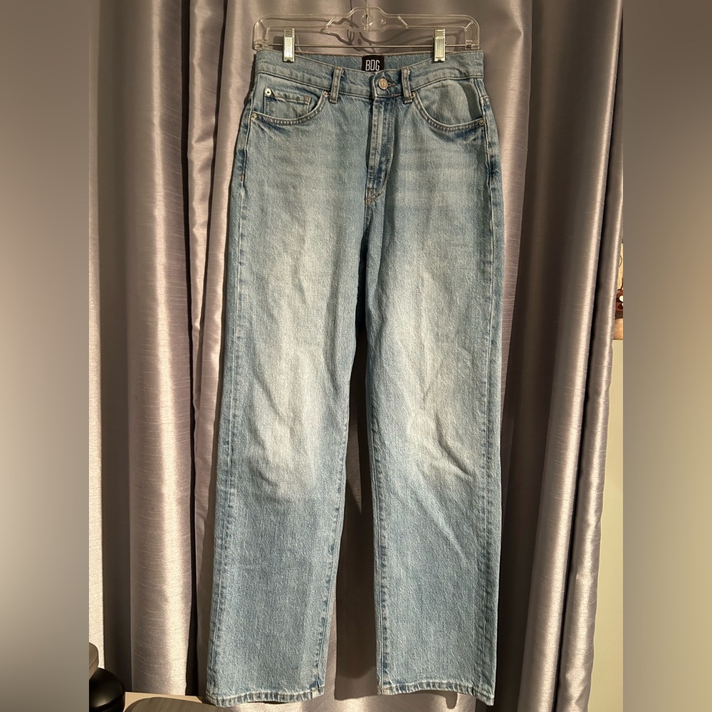 Urban Outfitters BDG High-Waisted Straight-Leg Cowboy Jean Comfort Stretch 27